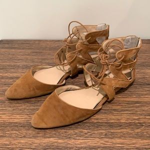 Jessica Simpson Lace Up Ballet Flats